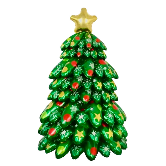54” Christmas Tree 3D Foil Standing Balloon