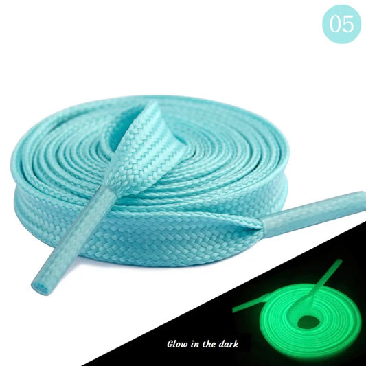 Glow in the Dark Shoe Laces Blue