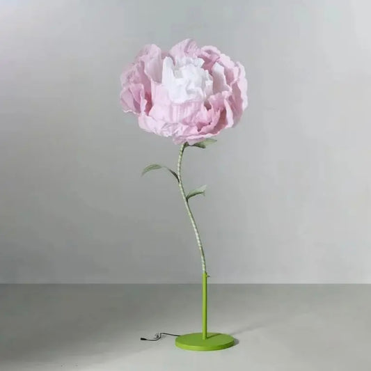 Large Artificial Flower w Motion Pink