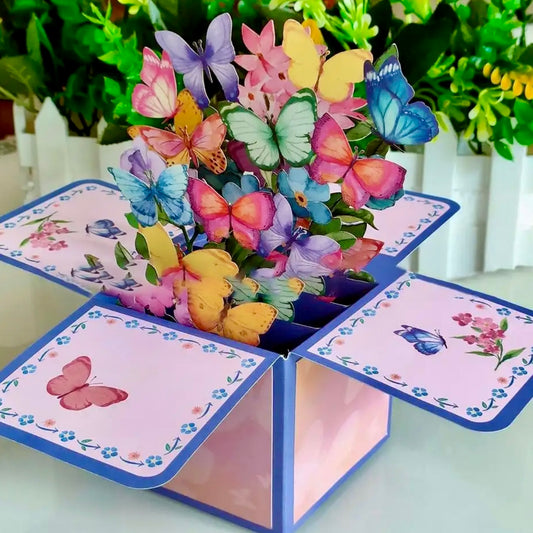 Flower Bouquet 3D Postcard