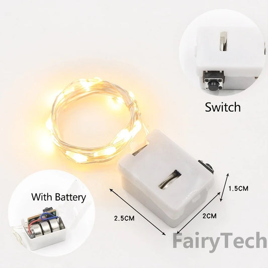 8 Pack LED Fairy Lights Battery Operated