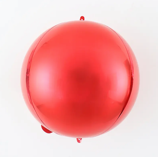 10” Red 4D Foil Balloon (PACK of 3)