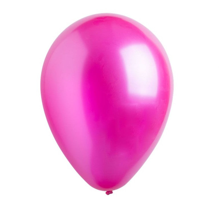 11" EVERTS Metallic Hot Pink (50 pcs)