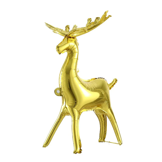 122.5 cm Foil Gold Reindeer (PACK of 3)