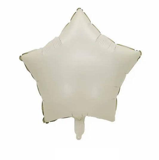 18" Champagne Solid Star (PACK of 3)
