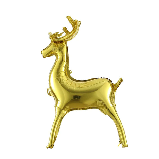 122.5 cm Foil Gold Reindeer (PACK of 3)