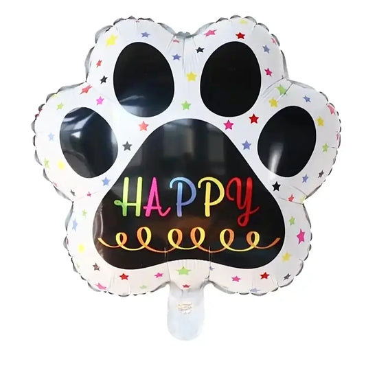 19” Paw Happy Birthday Foil Balloon (PACK OF 3)