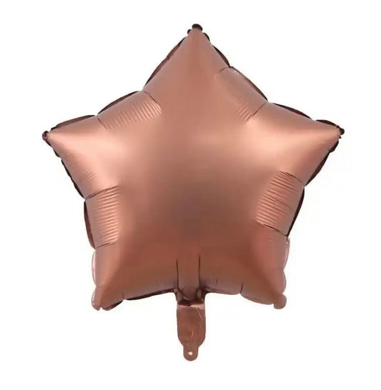 18" Chocolate Solid Star (PACK of 3)