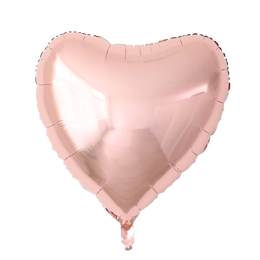 32" Rose Gold Solid Heart (PACK OF 3)