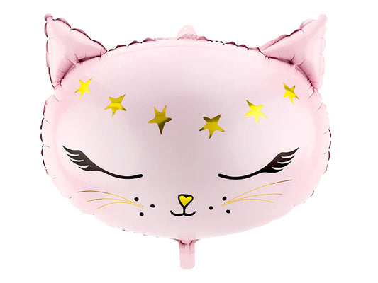 19” Foil Balloon Cat Pink