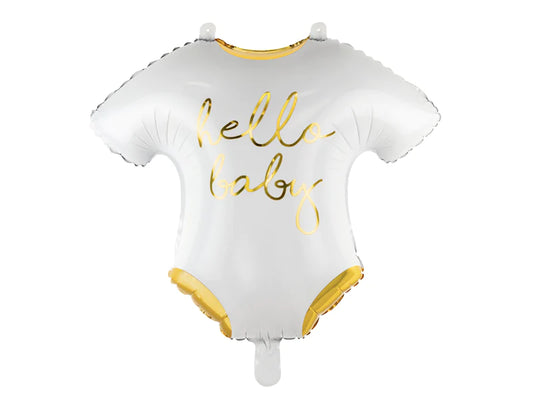 20” Foil Balloon Baby Romper - Hello Baby