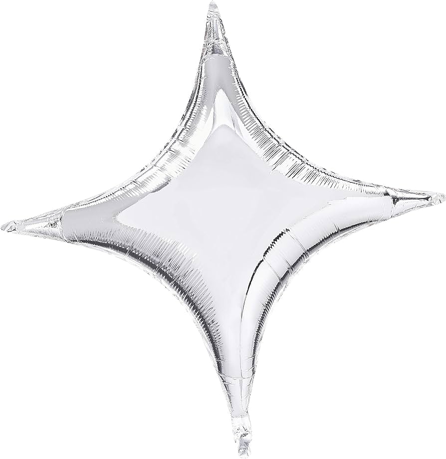 40” Starpoint Silver Foil Balloon (PACK of 3)