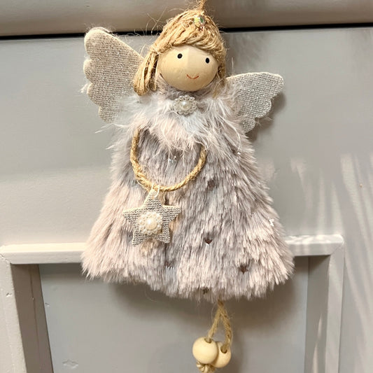Little Fairy Ornament Gray