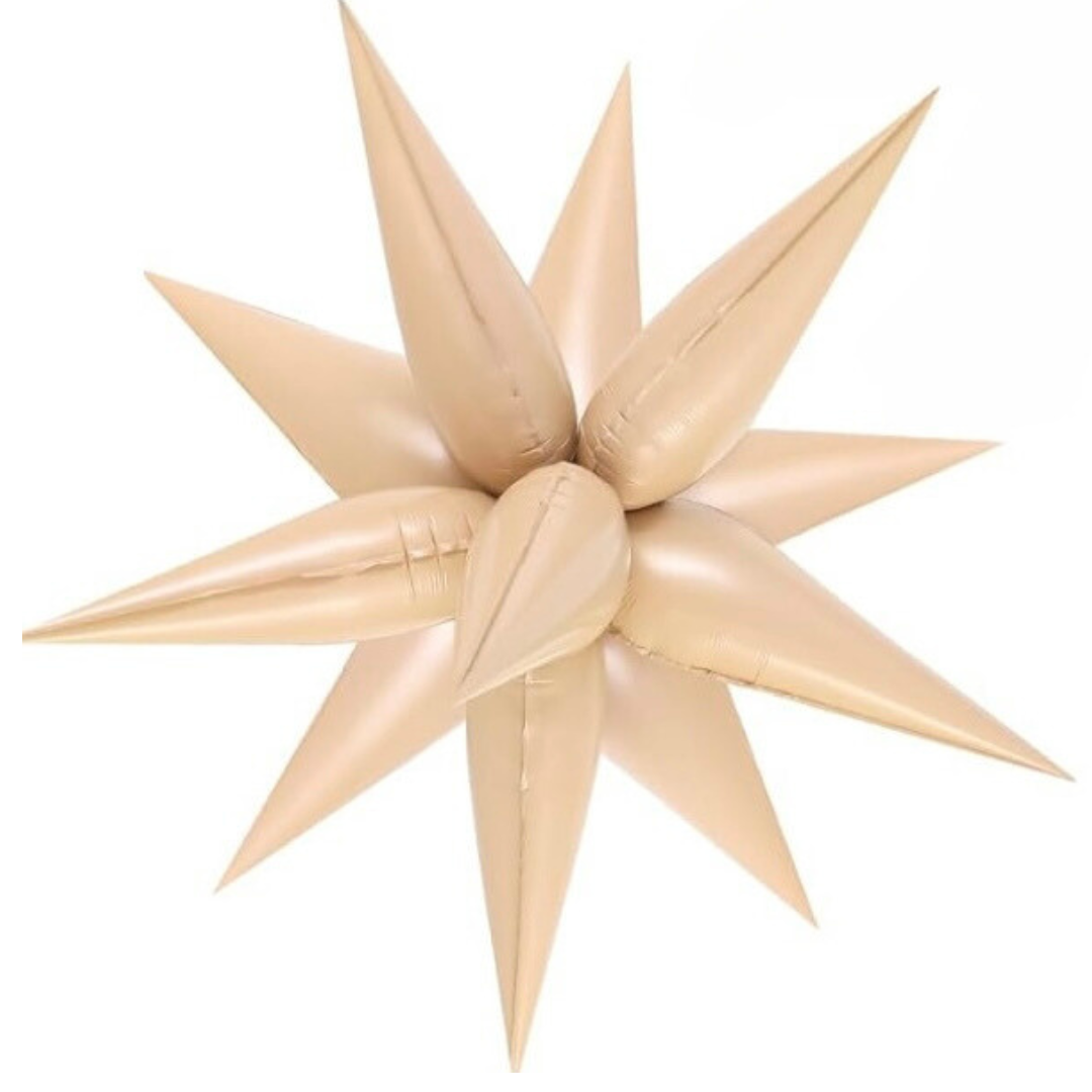 Blush Foil Burst Star LARGE