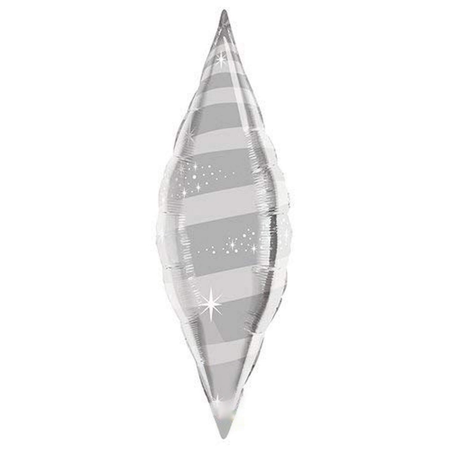 40” Taper Silver Foil Balloon (PACK of 3