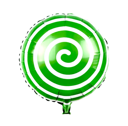 18" Candy Foil Circle GREEN (PACK of 3)