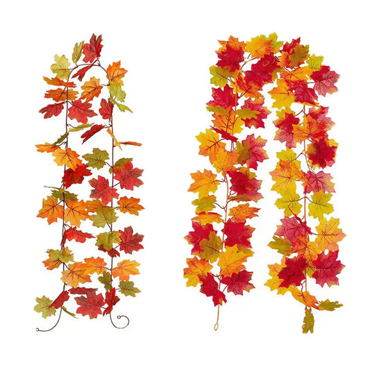 2 Pack Artificial Maple Lead Garland Original