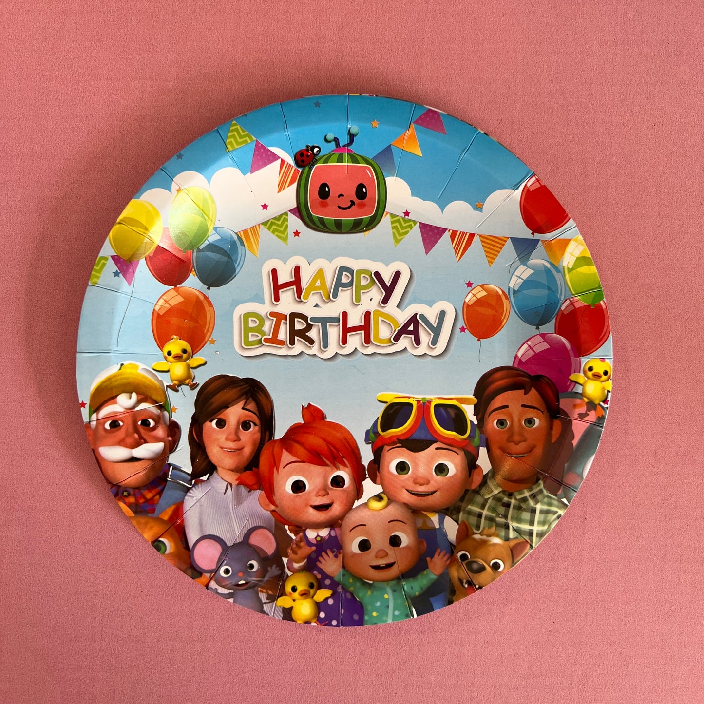 Cocomelon Paper Plate 7" (10 pcs)