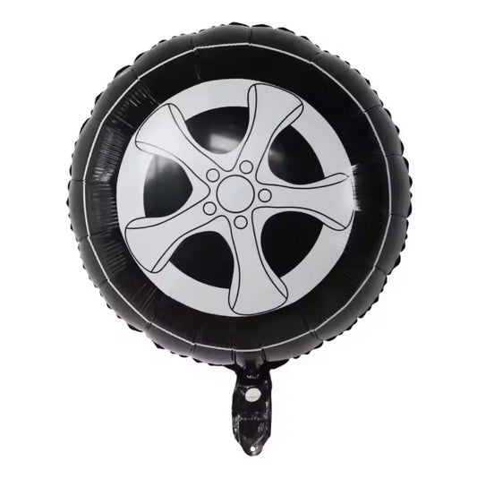 18" Racing Tire Foil Balloon (PACK of 3)