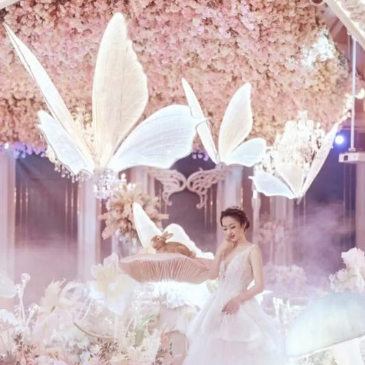 Large LED Butterfly with a Stand 60 cm