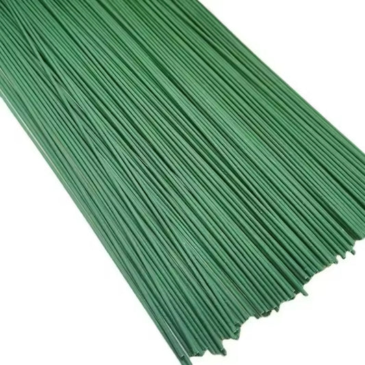 25 cm Green Floral Wire Stem (20 pcs)