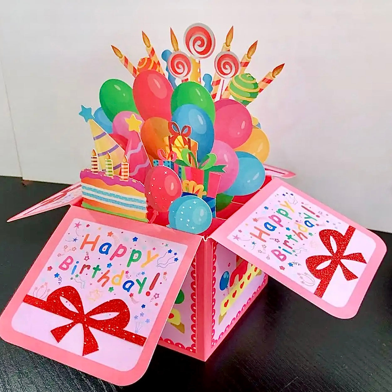 Happy Birthday 3D Postcard