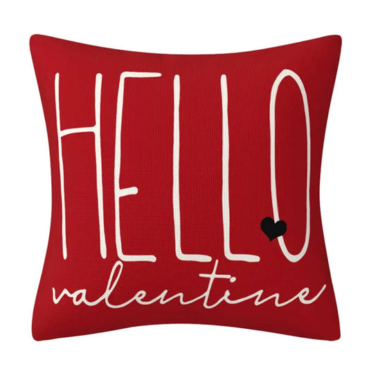 Pillow Cover Hello Valentine