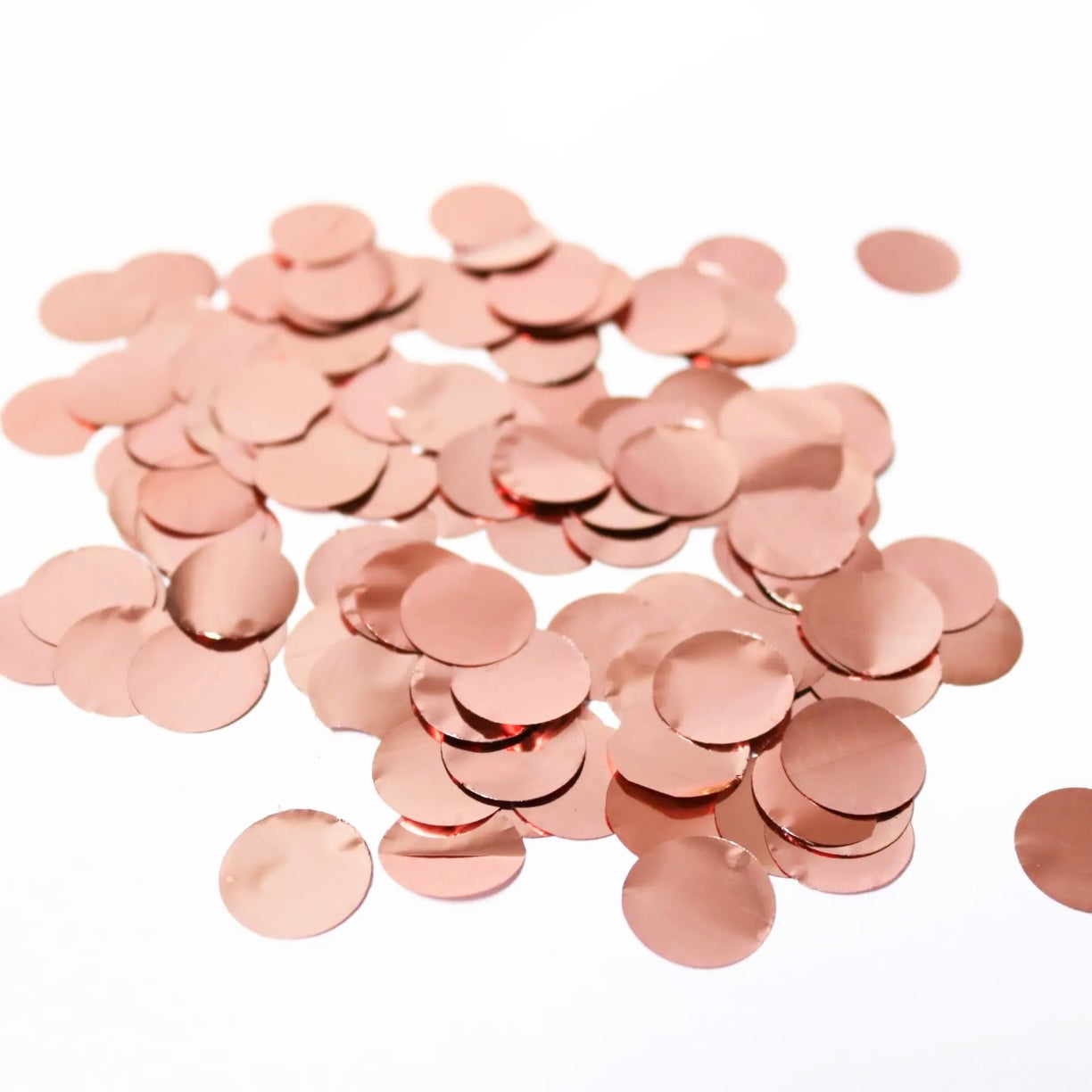 2.5 cm Foil Confetti Dots Rose Gold (23 gr)