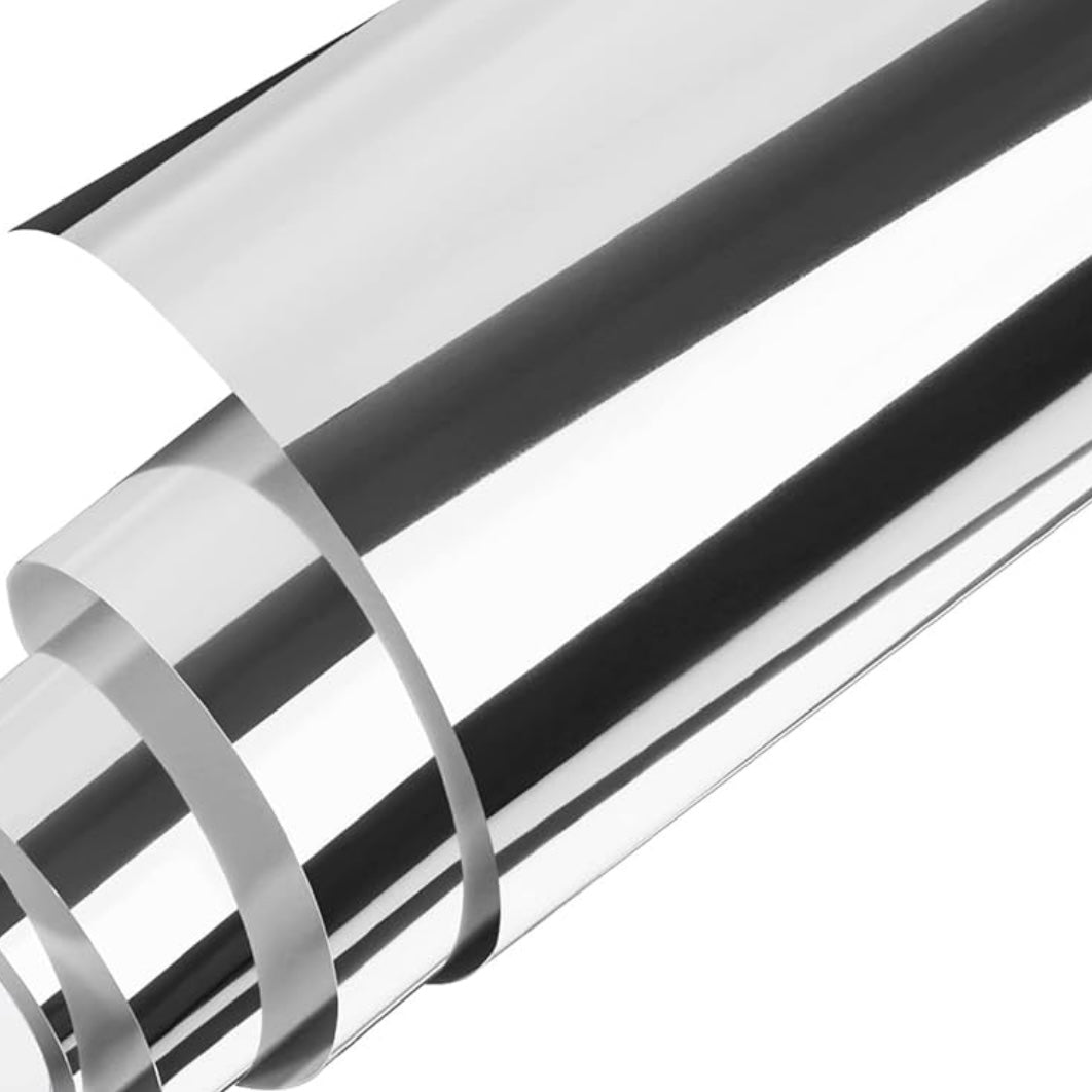 Shiny Silver Removable Craft Vinyl