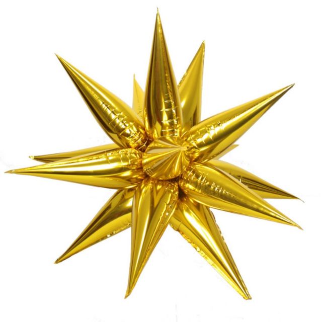 Gold Foil Burst Star LARGE