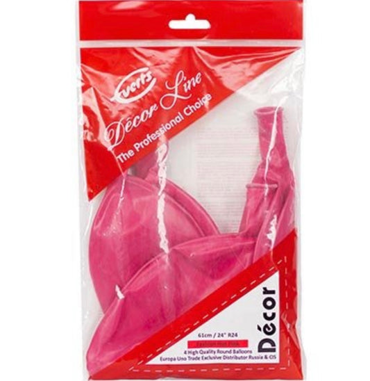 24” EVERTS Fashion Hot Pink (4 pcs)