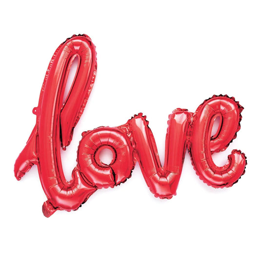 30” Love Script Red (PACK OF 3)