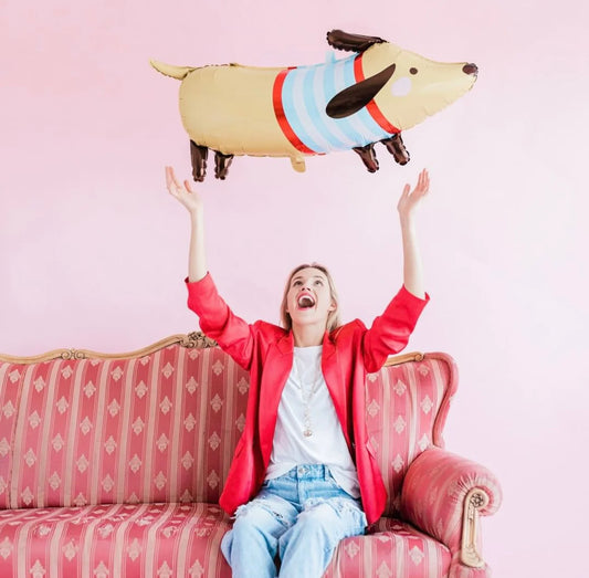 36” Foil Balloon Dachshund