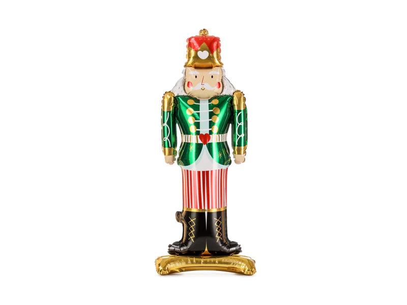 33.5” Standing Foil Balloon Nutcracker