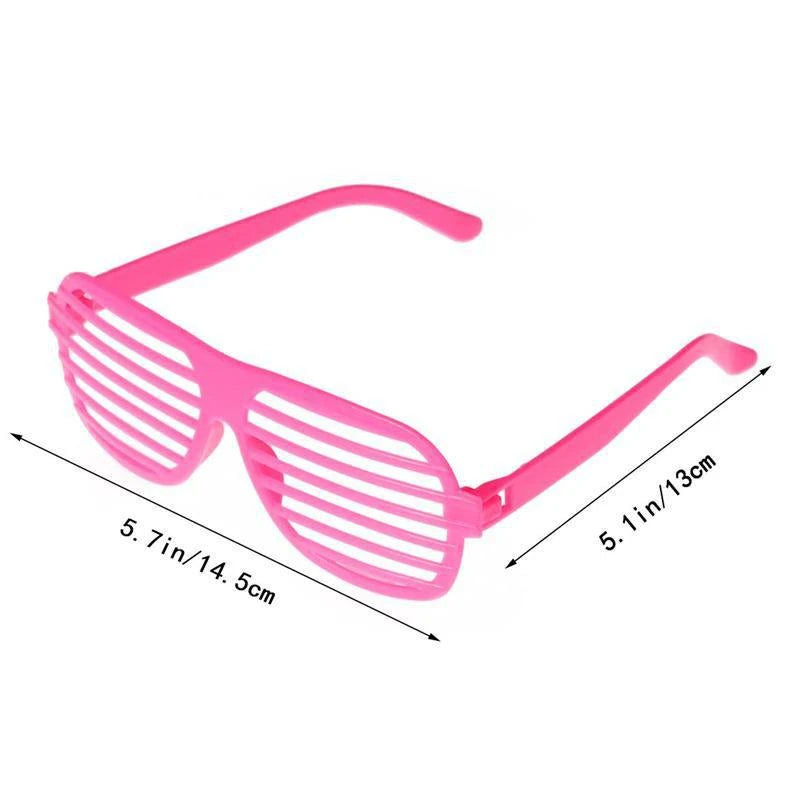 Neon Color Shutter Glasses (3 pcs)