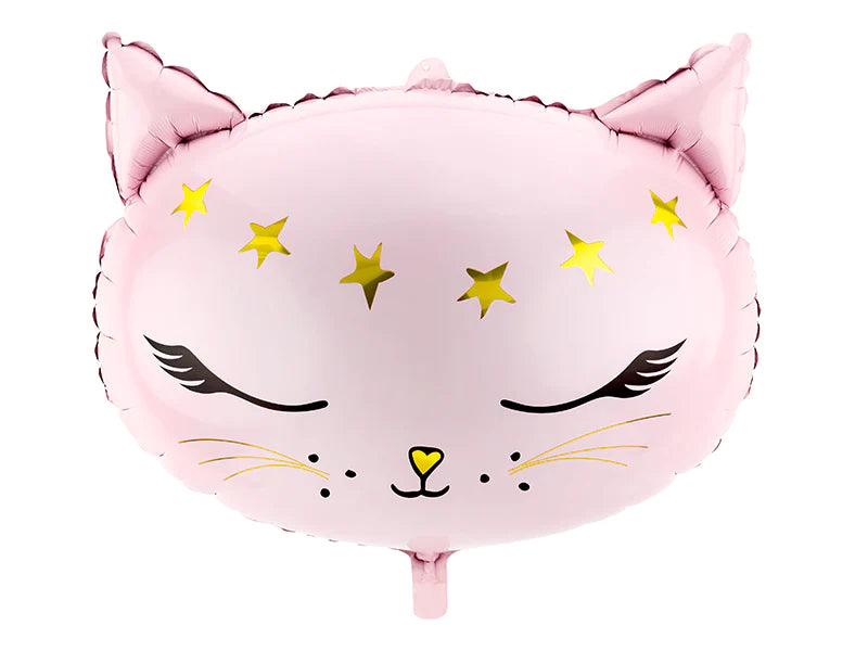 19” Foil Balloon Cat Pink