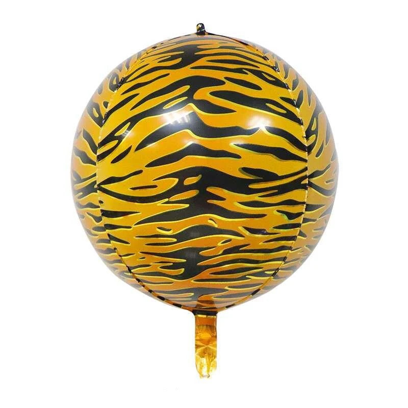 22” Tiger Print 4D Foil Balloon (PACK of 3)