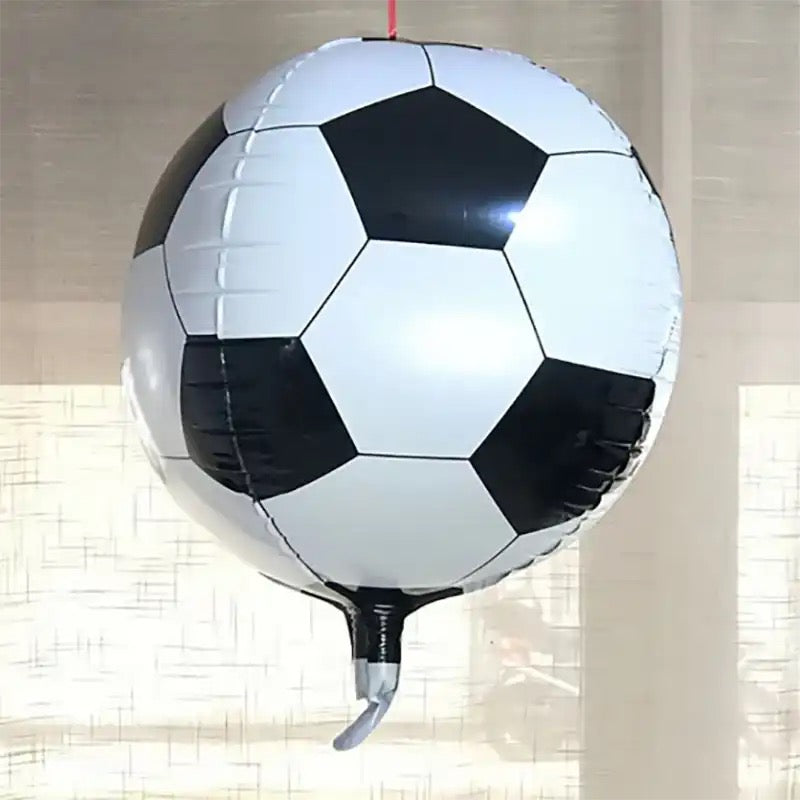 22” Soccer Ball Print 4D Foil Balloon (PACK of 3)