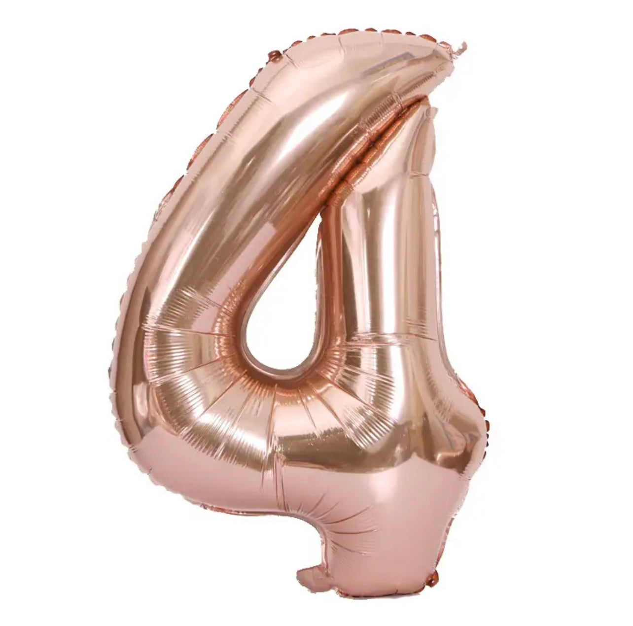 34" Rose Gold Number 4 (Pack of 3)