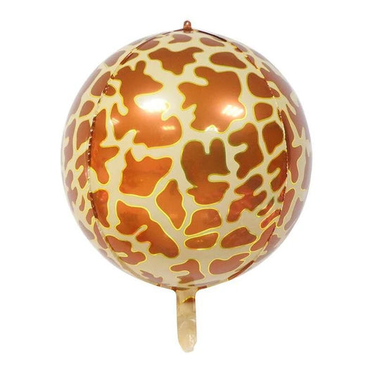 22” Giraffe Print 4D Foil Balloon (PACK of 3)