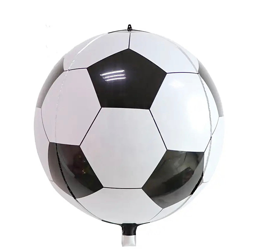 22” Soccer Ball Print 4D Foil Balloon (PACK of 3)